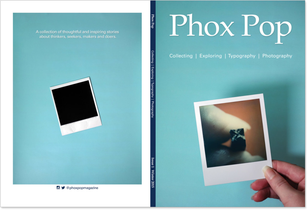 Phox Pop Magazine layout by Haus of West Ltd